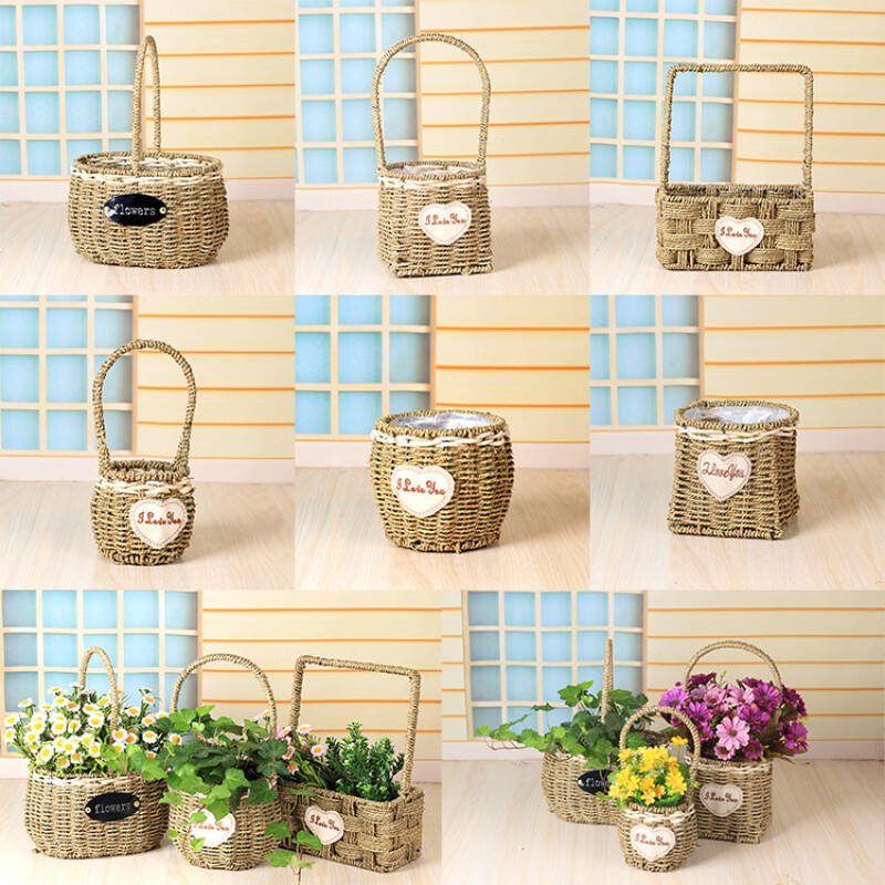 Willow decoration storage basket